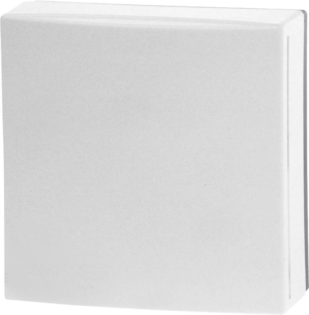 Weißes, quadratisches Bauteil, möglicherweise für eine Kühlstation, sichtbar als Zubehör und Teil eines Bosch-Systems.